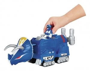 Imaginext Power Rangers Blue Ranger Triceratops Zord