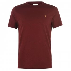 Farah Vintage Dennis T Shirt - Red Marl 628