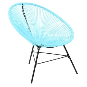 Charles Bentley Retro Conservatory Chair - Aqua