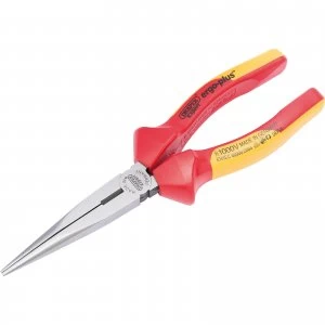 Draper Expert Ergo Plus VDE Insulated Slimline Long Nose Pliers 200mm