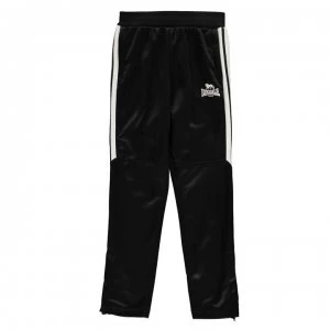 Lonsdale Junior Boys 2 Stripe Tapered Trousers - Black