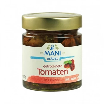 Mani Organic Sundried Tomato in Extra Virgin Olive Oil - 180g x 6