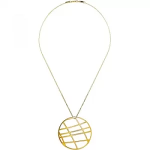 Ladies Calvin Klein PVD Gold plated Draw Pendant