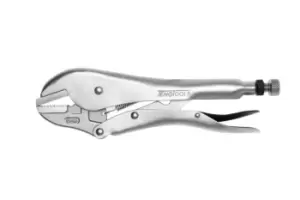 Teng Tools 401-12F| 12" Flat Jaw Power Grip Pliers Plated/Serrated 52mm Capacity