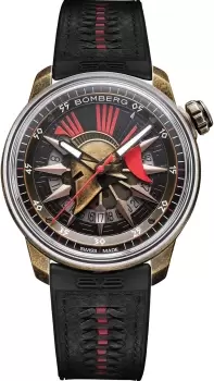 Bomberg Watch BB-01 Auto Spartan Red Black Limited Edition