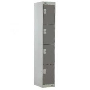 Four Compartment Locker D300mm Dark Grey Door MC00021