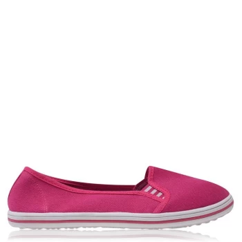 Slazenger Canvas Slip On Pumps - Pink