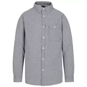 Trespass Mens Yaddlethorpe Cotton Shirt (L) (Black Gingham)