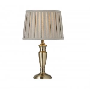 Table Lamp Antique Brass, E27