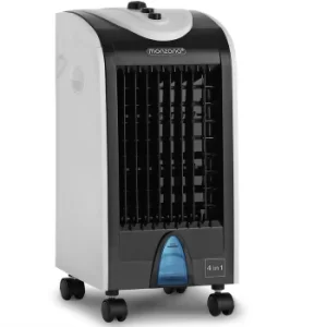 Portable Air Cooler White/Black 4L