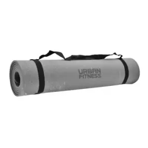 Urban Fitness 6mm Patterned TPE Yoga Mat Charcoal