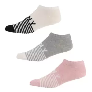 DKNY Melanie Liner 3 Pack of Socks Womens - Multi