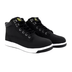 Grafters Mens Toe Capped Safety Trainer Boots (10 UK) (Black)