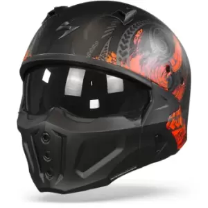 Scorpion Covert-X Tattoo Matt Black-Red S