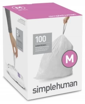 simplehuman Bin Liner Code M x 100 Liners