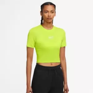 Nike Air Cropped T Shirt Ladies - Green