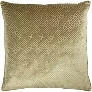 Paoletti Florence Cushion Cover (One Size) (Gold)