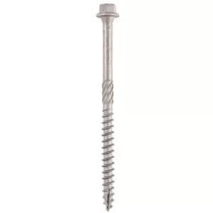 Timco Stainless Steel Timber & Landscaping Hex Head Screws - 6.7 x 75mm ( 25 Pack )