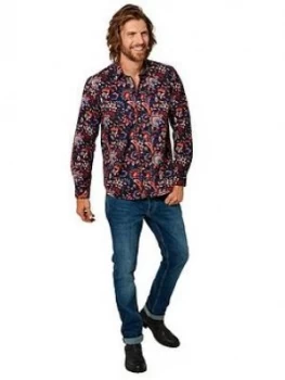 Joe Browns Perfect Paisley Shirt, Multi, Size 2XL, Men