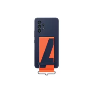 Samsung Galaxy A53 5G Silicone Cover with Strap in Navy (EF-GA536TNEGWW)