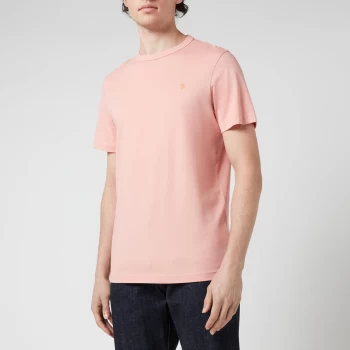 Farah Mens Danny T-Shirt - Pink Rose - XL