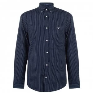 Gant Pinstripe Shirt - Navy 989