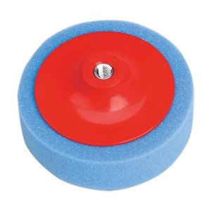 Sealey PTC/CH/M14-B Buff & Polishing Foam Head &#216;150 x 50mm M14 x 2mm Blue/Medium