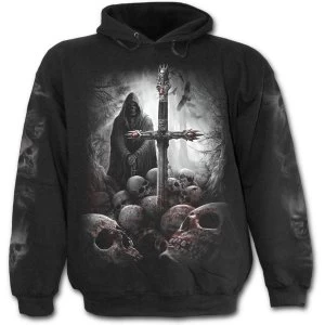 Soul Searcher Mens Small Hoodie - Black