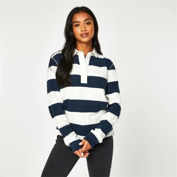 Jack Wills Criggan Rugby Shirt - Navy