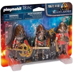 Playmobil 70672 Novelmore Knights Burnham Raiders 3 Figure Set