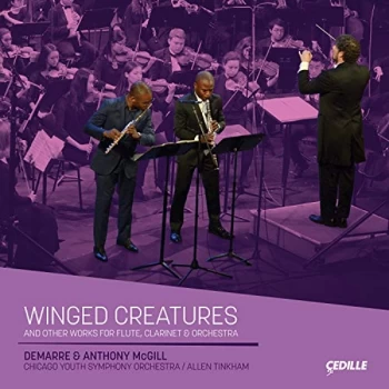 Anthony McGill - Winged Creatures and Other Works for Flute, Clarinet & Orchestra CD