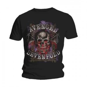 Avenged Sevenfold - Bloody Trellis Unisex XX-Large T-Shirt - Black