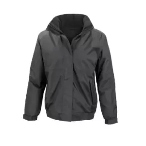 Result Core Ladies Channel Jacket (S) (Black)