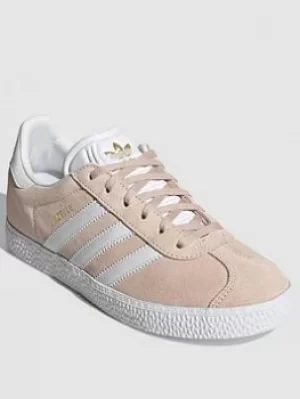 adidas Originals Unisex Junior Gazelle J, Pink/White, Size 3