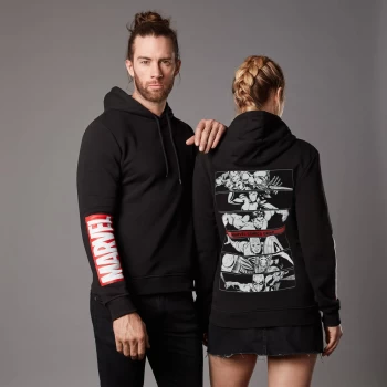 Marvel Comic Classics Unisex Hoodie - Black - S - Black