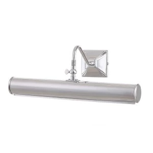 2 Light Large Picture Wall Light Polished Chrome, E14