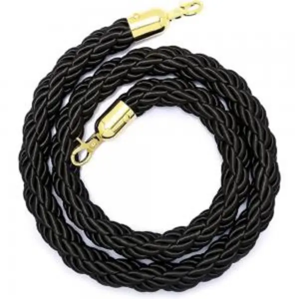 2M Black Rope for VIP Chrome Posts EXR24982SS