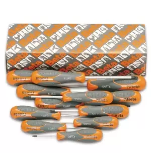 Beta Tools 1297 TX/S12 12pc Beta MAX Torx Screwdriver Set T6 to T45 (Box)