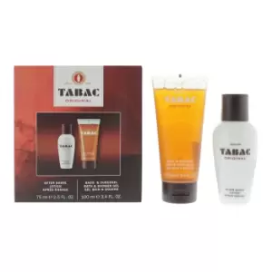 Tabac Original 2 Piece Gift Set: Aftershave Lotion 75ml - Shower Gel 100ml TJ Hughes