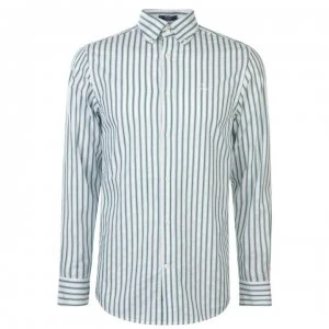 Gant Gant Long Sleeve Stripe Shirt Mens - Green 373