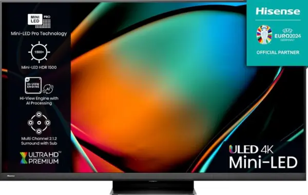 Hisense 75" 75U8KQTUK Smart 4K Ultra HD Mini LED TV