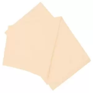 Brushed Cotton Extra Deep Fitted Sheet (Kingsize) (Cream) - Cream - Belledorm