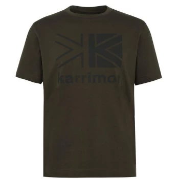 Karrimor Eco Era Large Logo T Shirt Mens - Khaki