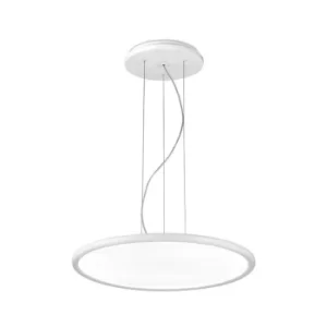 Grok Integrated LED 1 Light Large Ceiling Pendant White