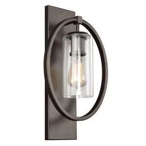 1 Light Wall Light Bronze, E27