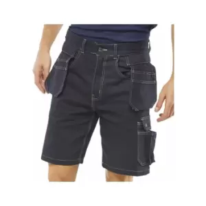 GRANTHAM NY M/Pocket SHORTS 42 - Navy Blue - Navy Blue - Click