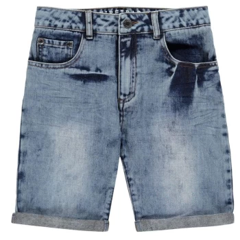 Firetrap Denim Shorts Junior Boys - Blasted Blue