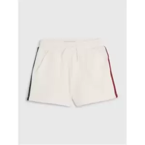 Tommy Hilfiger Global Stripe Waffle Shorts - White