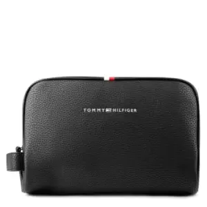 Tommy Hilfiger Essential Pu Washbag - Black