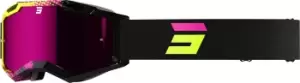 Shot Iris 2.0 Fusion Motocross Goggles, black-pink, black-pink, Size One Size